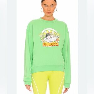 Fiorucci Green angels sweatshirt size medium